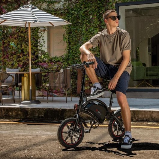 Bicicleta eléctrica plegable DYU D3F 14" 50 km