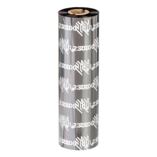 Ruban thermique Zebra 2300 Wax 156 mm x 450 m Noir