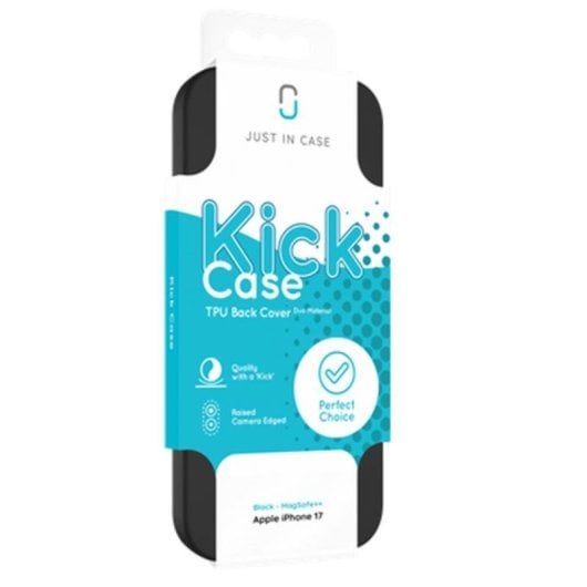 Funda para móvil Just in Case Cover TPU Nera Compatibile iPhone 17 MagSafe
