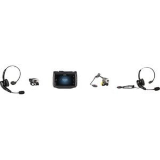 Auriculares Zebra HS3100 sem fios Bluetooth com cancelamento de ruído, microfone e mono preto