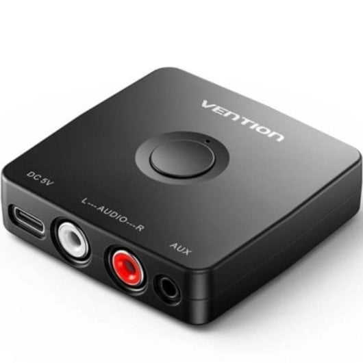 Vention NAJ Receptor audio Bluetooth 5.1 RCA 3,5 mm 28 mW negro