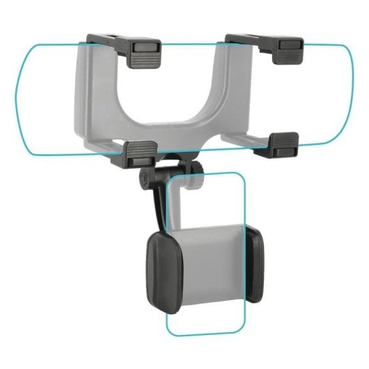 Supporto universale Mobilis 001377 per Smartphone Auto Rotazione 360
