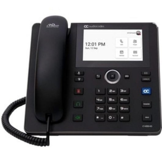 Telephone IP AudioCodes C455HD 8 lignes ecran tactile 5" Android