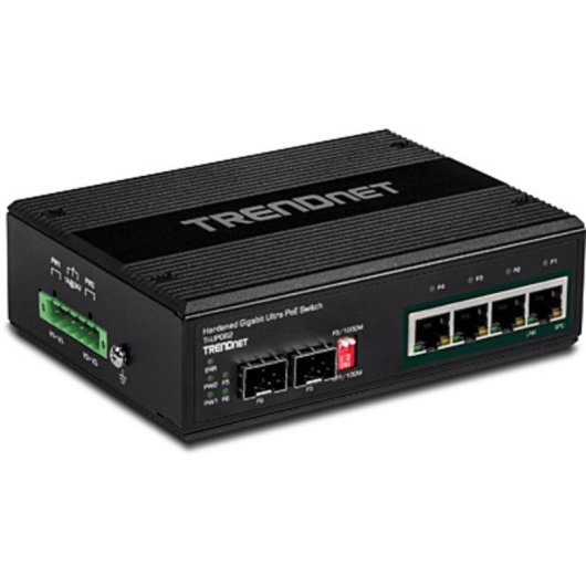 Interrupteur industriel Trendnet TI-UPG62 PoE++ 240W 4 ports SFP 2