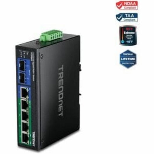 Interrupteur industriel Trendnet TI-UPG62 PoE++ 240W 4 ports SFP 2