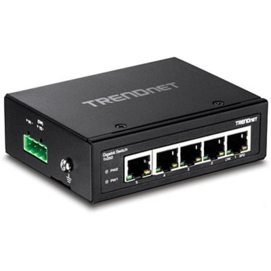 Comutador industrial TRENDnet TI-G50 5 portas Gigabit