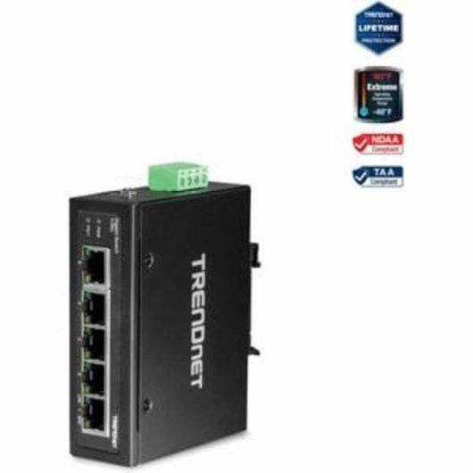 Comutador industrial TRENDnet TI-G50 5 portas Gigabit