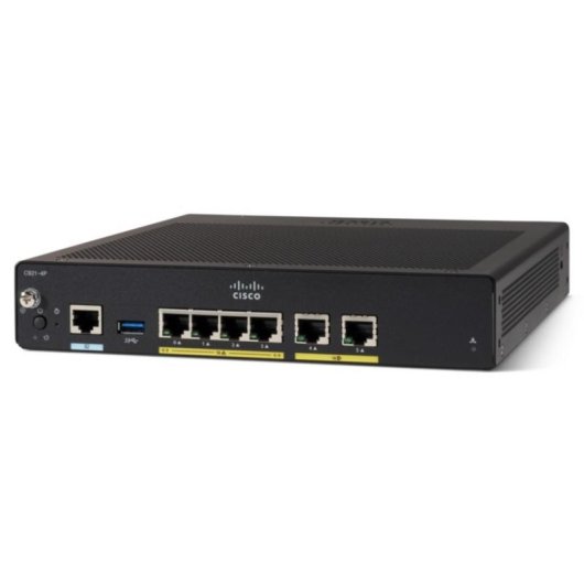 Router Cisco C927-4P VDSL/ADSL2+ Gigabit Ethernet 6 porte Nero