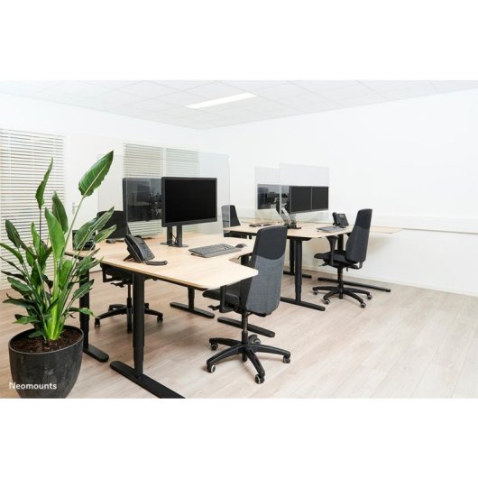 Mampara protectora Neomounts NS-PLXPROTECT1 Acrílico transparente para monitores hasta 32"