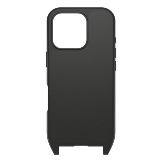 Funda OtterBox React Nylon Noir avec cordon pour iPhone 16 Pro