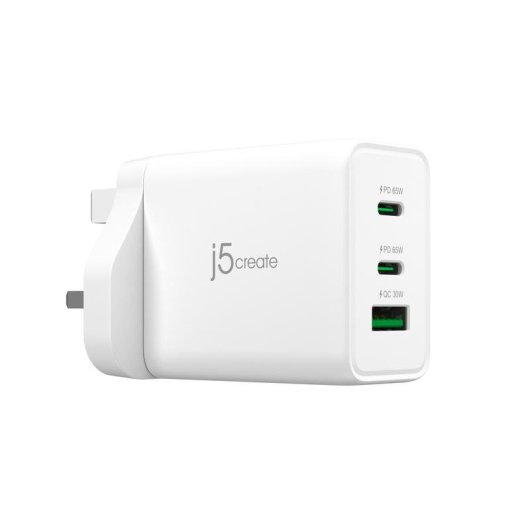 GaN 65W USB-C 3-Port Ladegeraet j5create