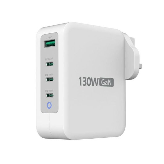 Ladegeraet j5create JUP43130F-FN GaN USB-C 4 Ports 130 W PD 3.0 Quick Charge