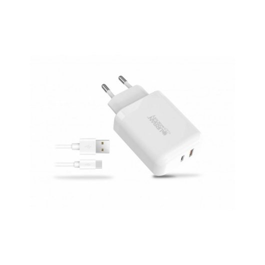 Caricatore USB-C 45W e USB-A 18W Urban Factory PSC45UF Cavo 1m