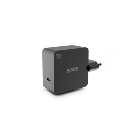 Fuente de alimentación Urban Factory GPS65UF 65W USB-C GaN CE FCC RoHS