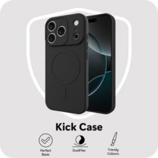 Funda para móvil Just in Case Cover TPU Negra compatible con iPhone 17 Pro
