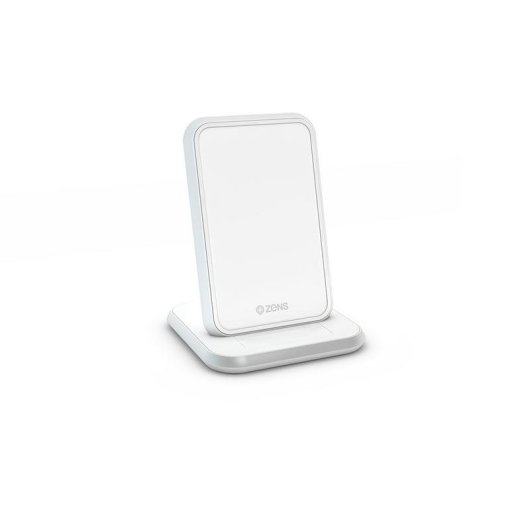 Kabelloses Ladegeraet ZENS ZESC13W 10W Qi Aluminium Weiss