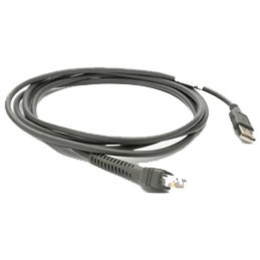 Cable USB A Zebra CBA-U01-S07ZAR 2,1 m Gris