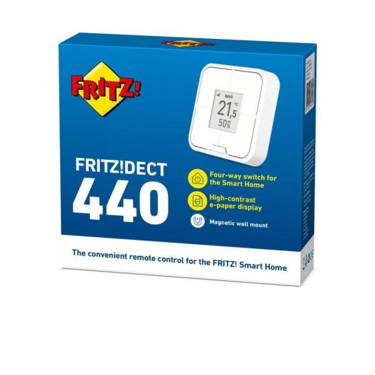 Intelligenter Schalter AVM FRITZ! DECT 440 Kabellos mit e-ink Display