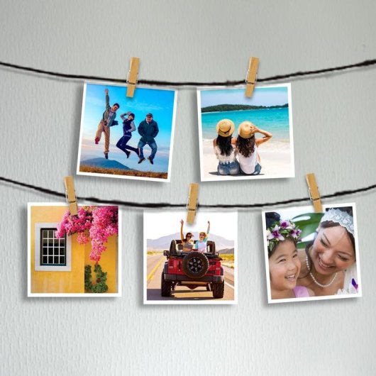 Papier photo HP Advanced Photo Paper Brillant 127x127 mm 20 feuilles