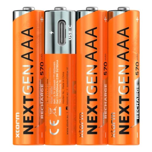 Pile rechargeable Xtorm XNG3AB4 AAA 3,7 V 570 mAh (4 pcs)