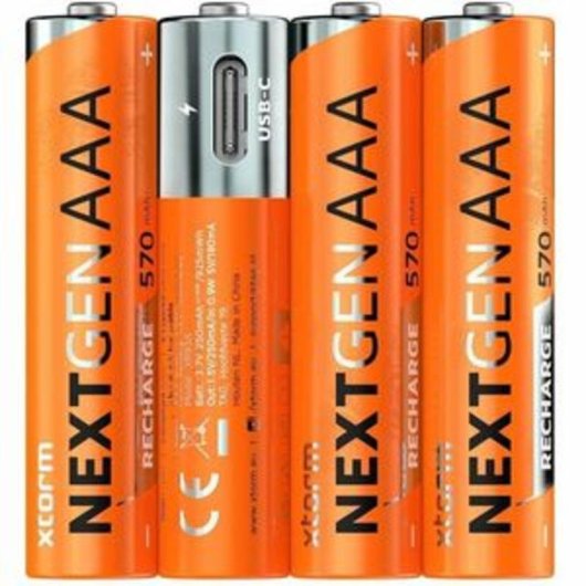 Pile rechargeable Xtorm XNG3AB4 AAA 3,7 V 570 mAh (4 pcs)