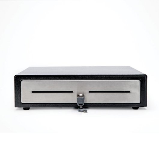 Tiroir-caisse manuel Star Micronics CD4-1416BKSS48 Acier inox Noir 4 billets 8 pièces