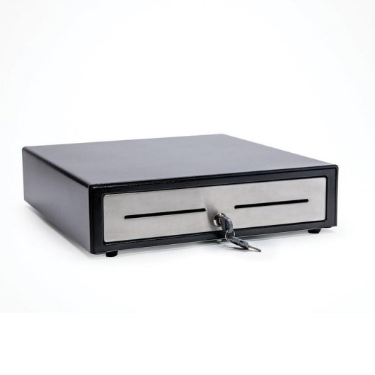 Tiroir-caisse manuel Star Micronics CD4-1416BKSS48 Acier inox Noir 4 billets 8 pièces