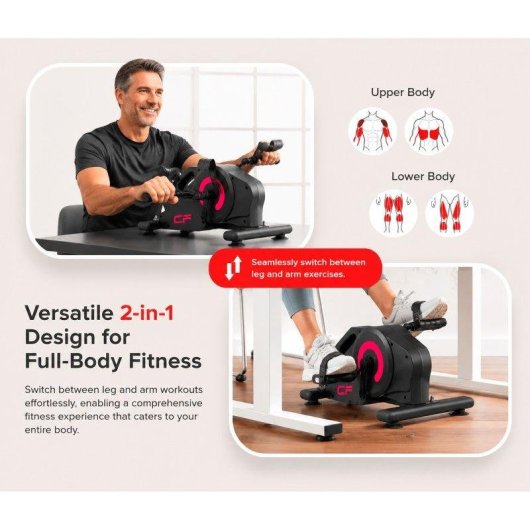 Velo pedale Clover Fitness Mn-226 Resistance magnetique 8 niveaux