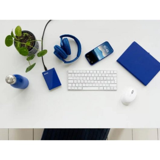 Disco Rígido WD My Passport 2TB USB-C 3.2 Gen 1 Azul Cobalto