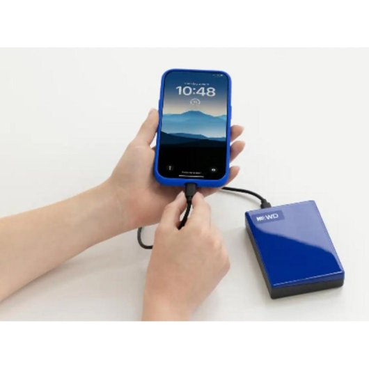 Disco Rígido WD My Passport 2TB USB-C 3.2 Gen 1 Azul Cobalto