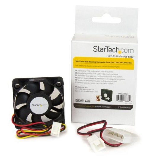 Ventoinha suplementar StarTech.com 50x10mm 4500RPM rolamento de esferas