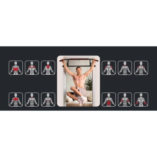 Barra Trazioni Pieghevole Clover Fitness MD-114 - 200 kg