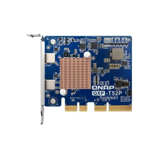 Placa de Interface QNAP QXP-T52P PCIe 4.0 Thunderbolt Duplo Perfil Baixo