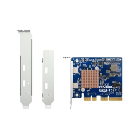 Placa de Interface QNAP QXP-T52P PCIe 4.0 Thunderbolt Duplo Perfil Baixo