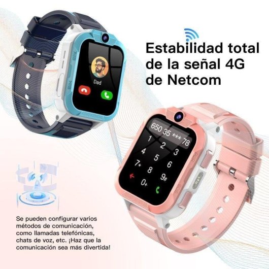 Blackview Z40 Pro GPS 1,85" Rosa Tamanho Único Relógio Infantil IP68