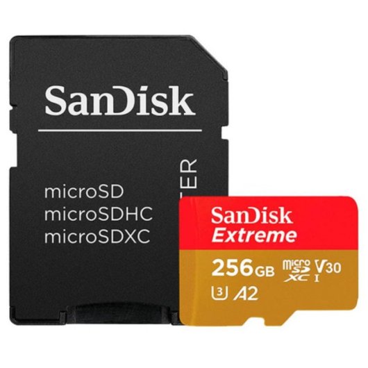 Speicherkarte SanDisk Extreme PLUS MicroSDXC 256 GB Klasse 10 U3 V30
