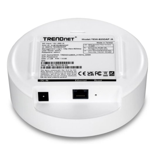 Punto de acceso inalámbrico Trendnet TEW-823DAP Dual Band AC1300 PoE