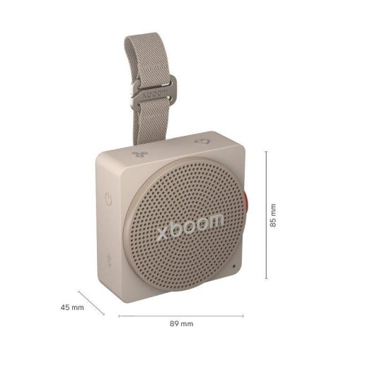 Altavoces LG Xboom Mini portátiles Bluetooth 5.4 5W IP67 con AI Sound