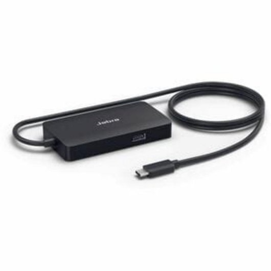 Hub Jabra 5 Ports USB 3.2 Gen 1 Type-C HDMI RJ-45 PanaCast Schwarz