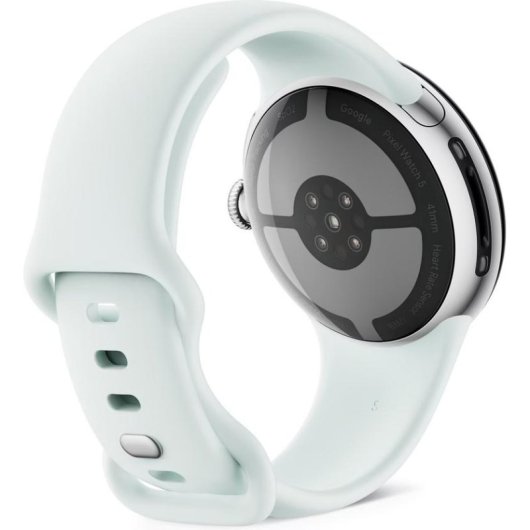 Google Pixel Watch 5 Bluetooth GPS NFC 41mm Plata Correa Gris S/M