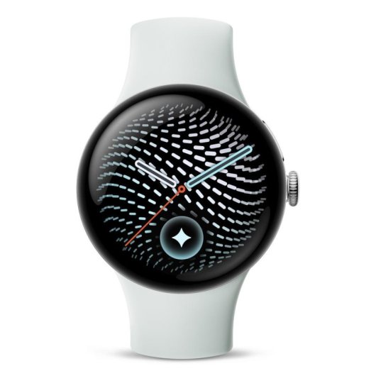 Google Pixel Watch 5 Bluetooth GPS NFC 41mm Plata Correa Gris S/M
