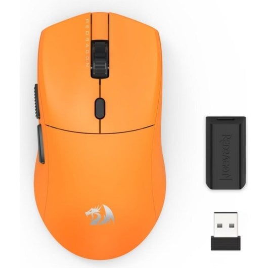 Ratón Redragon SPARDA M919OB-ULT Inalámbrico 45000 DPI Naranja 8000 Hz 5 Botones