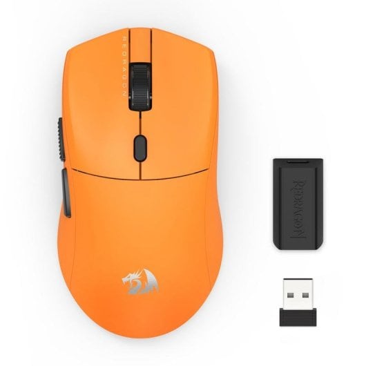 Ratón Redragon SPARDA M919OB-ULT Inalámbrico 45000 DPI Naranja 8000 Hz 5 Botones