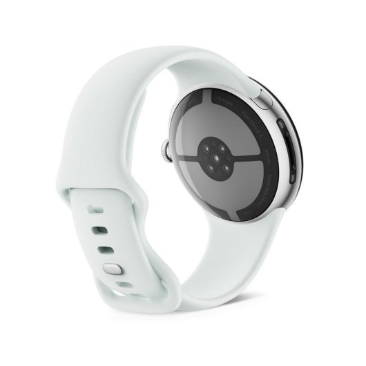 Google Pixel Watch 5 Bluetooth GPS NFC 45mm Plata Correa Gris S/M