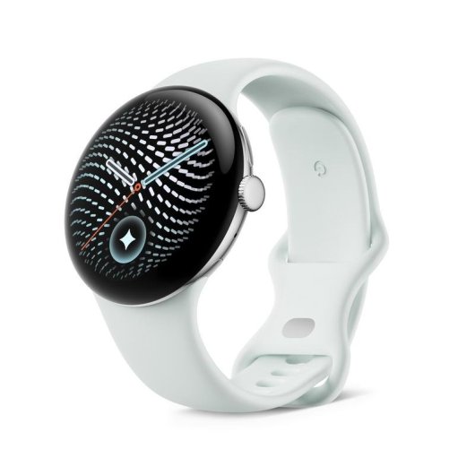 Google Pixel Watch 5 Bluetooth GPS NFC 45mm Plata Correa Gris S/M