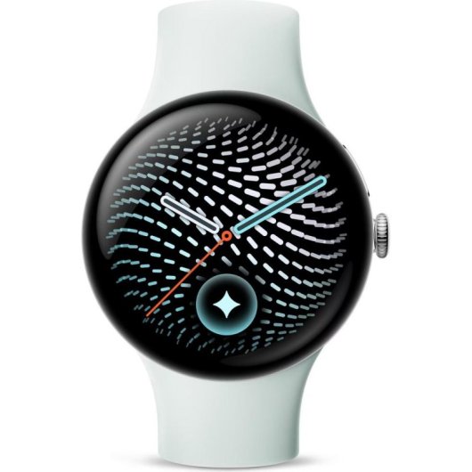 Google Pixel Watch 5 Bluetooth GPS NFC 45mm Plata Correa Gris S/M
