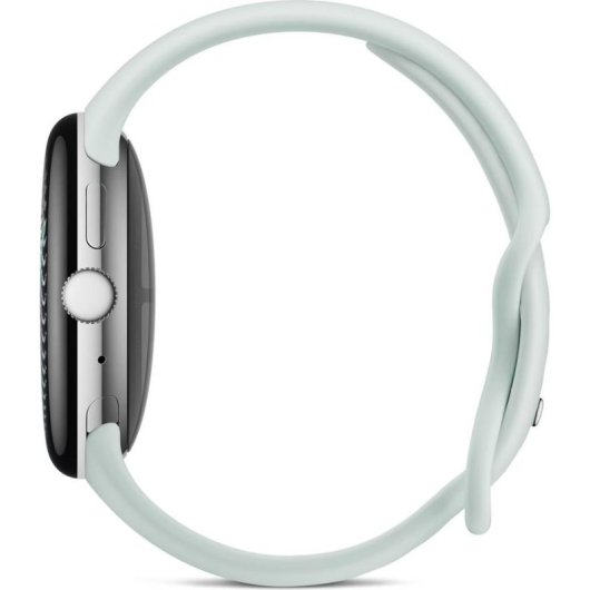Google Pixel Watch 5 Bluetooth GPS NFC 45mm Plata Correa Gris S/M
