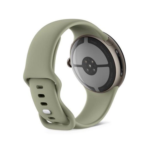 Google Pixel Watch 5 Bluetooth GPS NFC 45mm Pyrite Correa Verde S/M