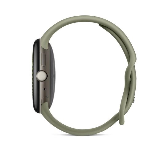 Google Pixel Watch 5 Bluetooth GPS NFC 45mm Pyrite Correa Verde S/M