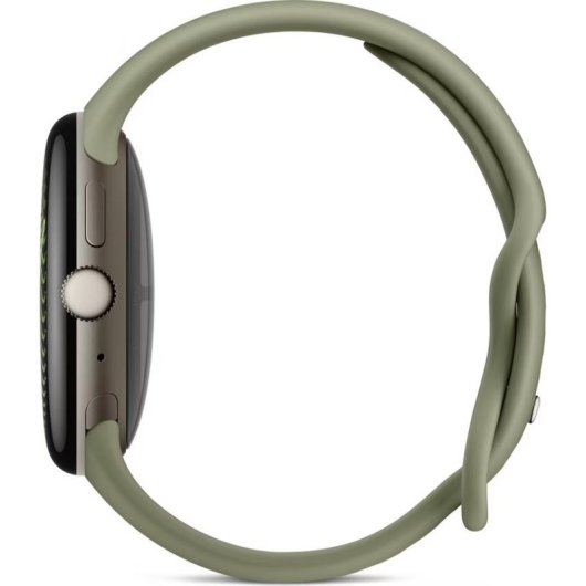 Google Pixel Watch 5 Bluetooth GPS NFC 45mm Pyrite Correa Verde S/M